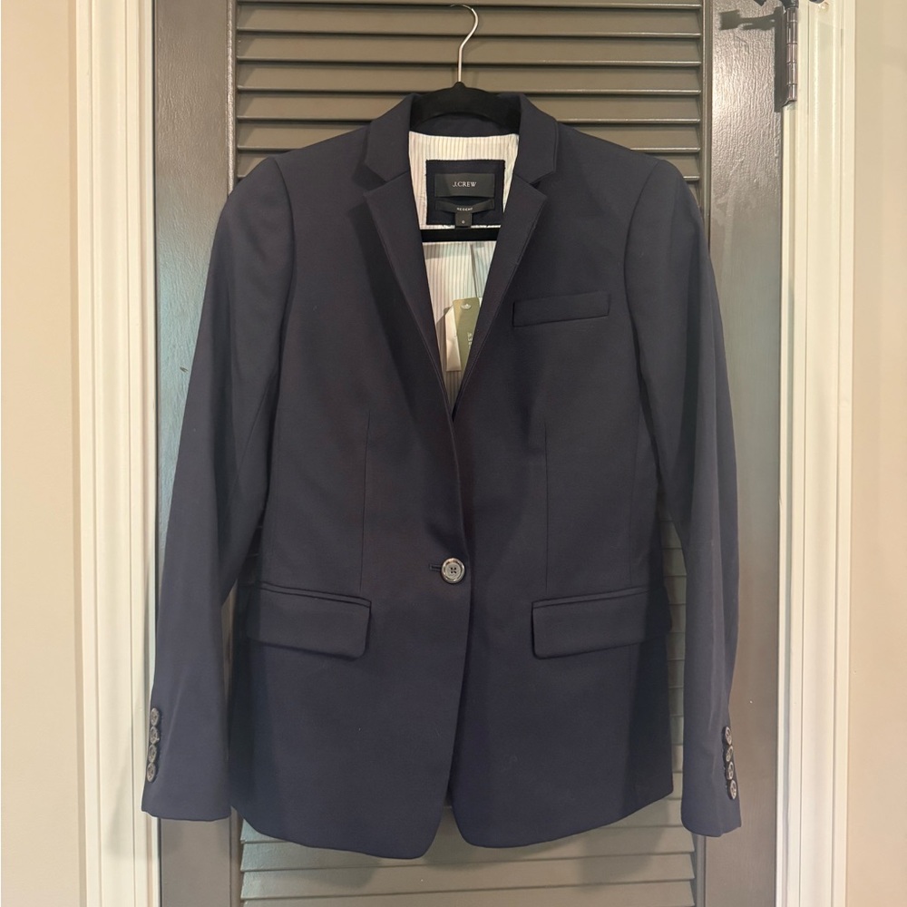 NWT J. Crew Regent Blazer in Wool Flannel